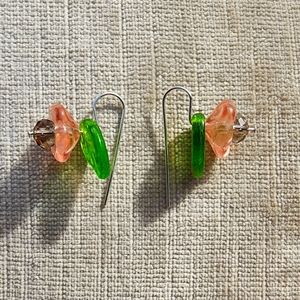 Bundle of 4 glass bead earrings